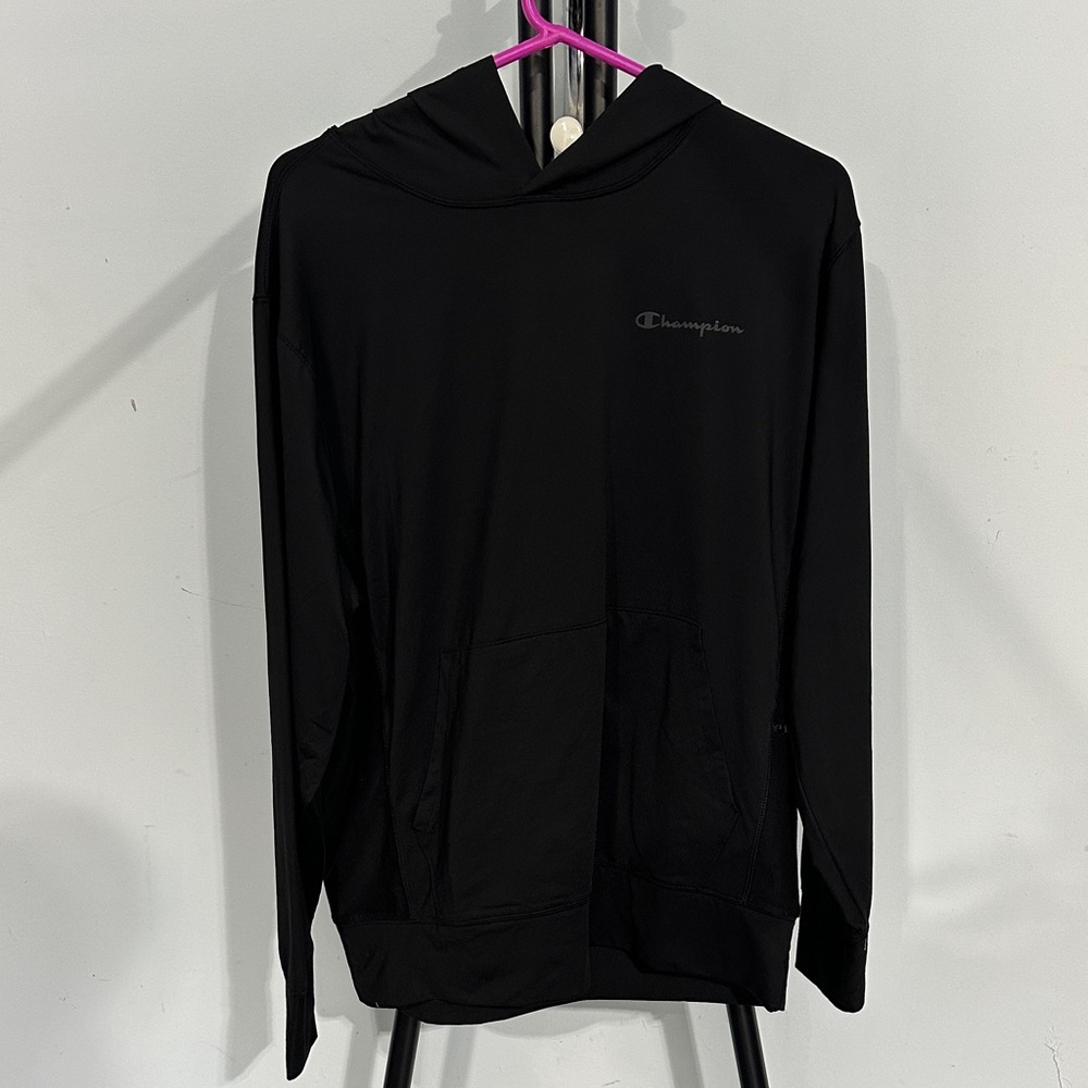 NWOT Champion Jet Black Pullover Hoodie
